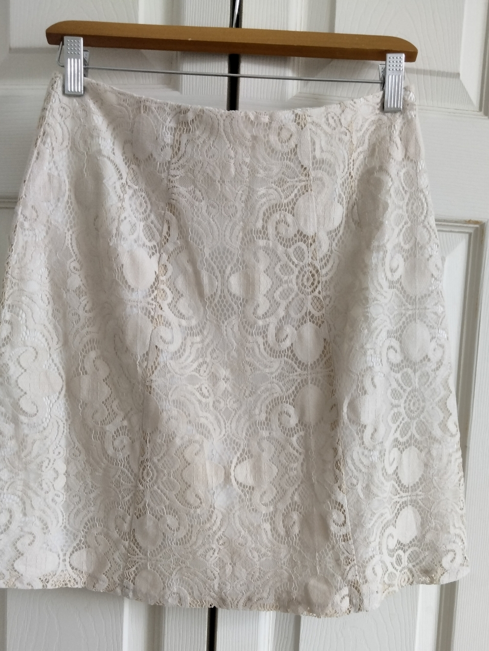 New York & Co Lace A-Line Skirt